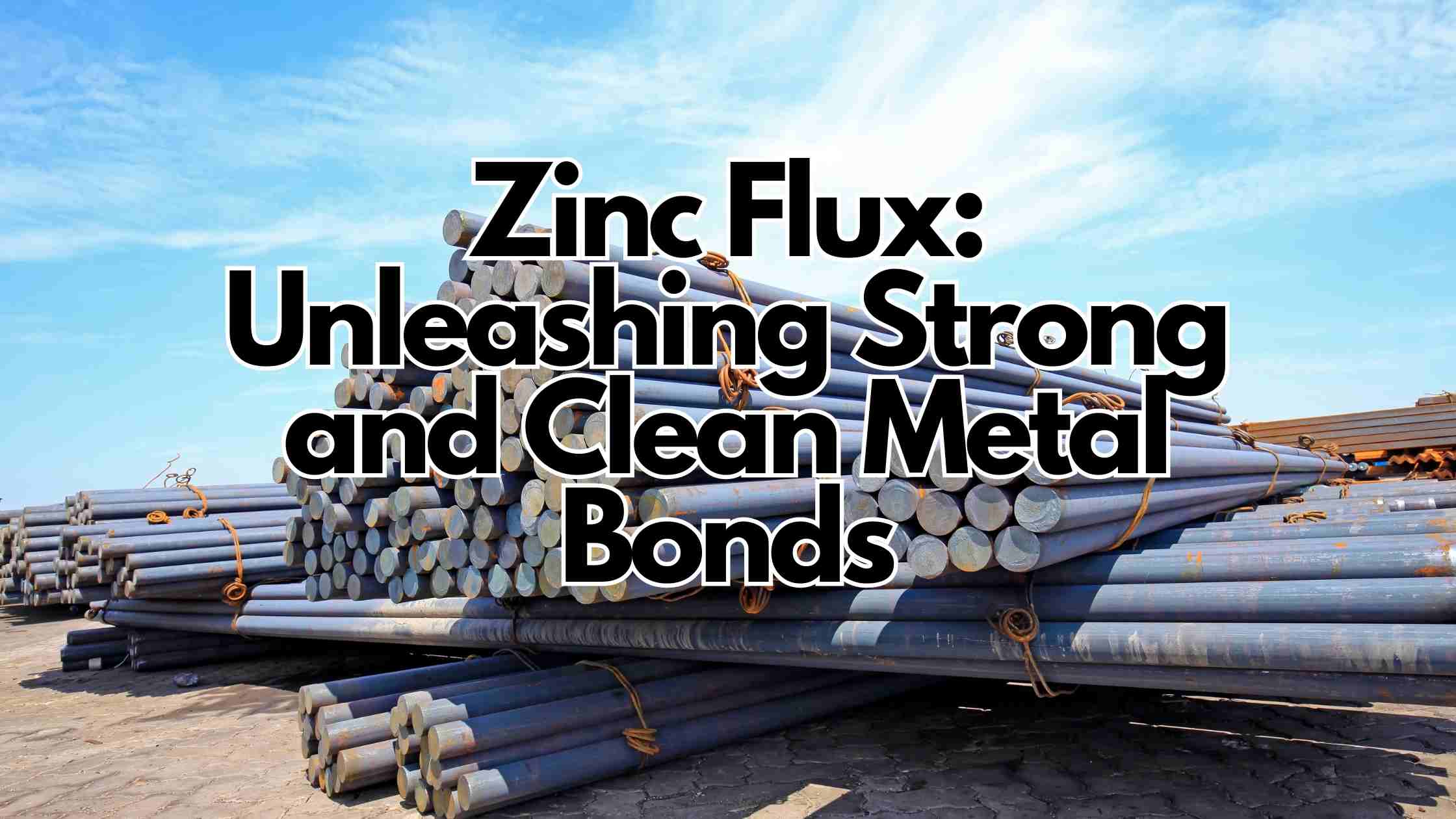 Zinc Flux: Unleashing Strong and Clean Metal Bonds